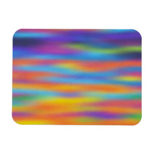 Abstrakte Wüste Sunset Sky Artwork Magnet