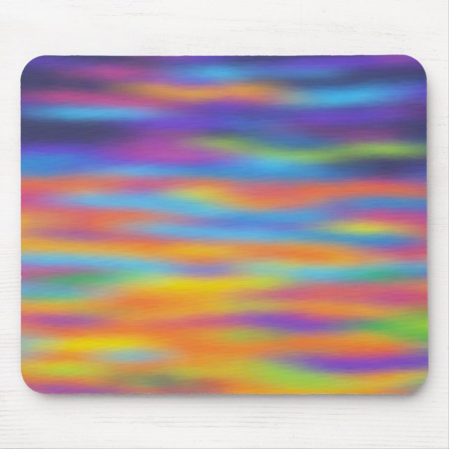 Abstrakte Wüste Sunset Sky Artwork Mousepad (Vorne)