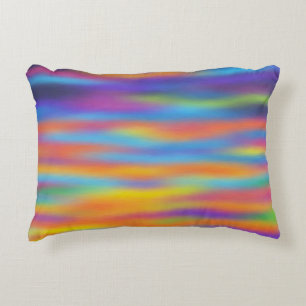 Abstrakte Wüste Sunset Sky Artwork Zierkissen