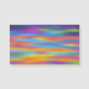 Abstrakte Wüste Sunset Sky Magnetkarte