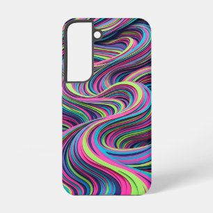 Abstrakte Wüsten-Dünen-Neon-Vibrant-Samsung-Hüllen Samsung Galaxy Hülle