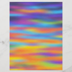 Abstrakte Wüsten-Sonnenuntergangs-Himmel-Kunst Flyer
