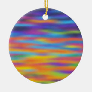 Abstrakte Wüsten-Sonnenuntergangs-Himmel-Kunst Keramikornament