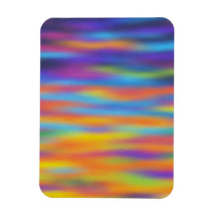 Abstrakte Wüsten-Sonnenuntergangs-Himmel-Kunst Magnet