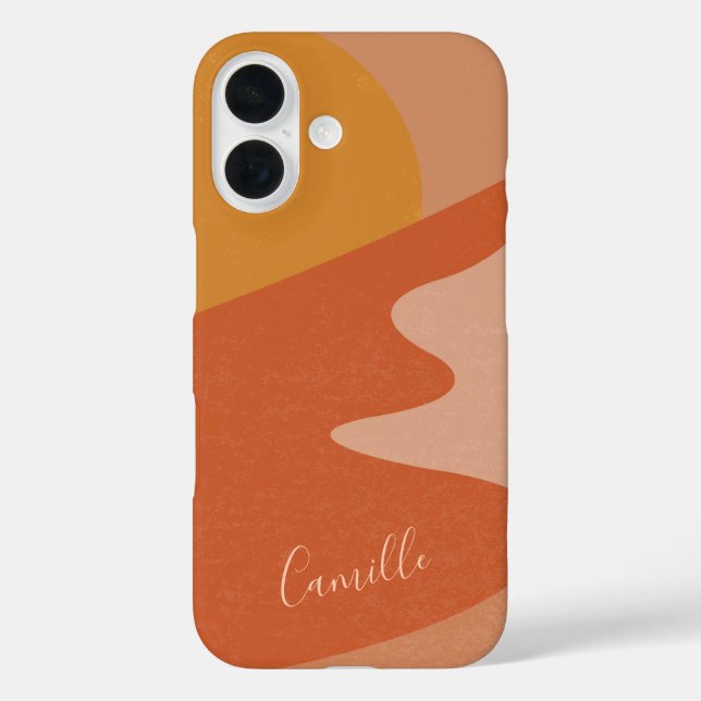 Abstrakte Wüstenlandschaft Personalisiert Case-Mate iPhone Hülle (Rückseite)