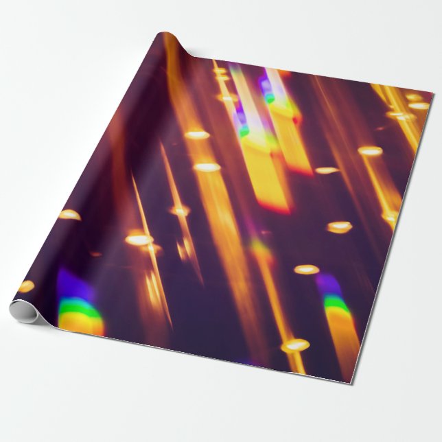 Abstrakte xmas Gold Glitzern oder Glitzer Lichter. Geschenkpapier (Ungerollt)