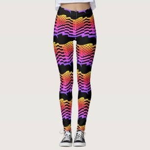 Abstrakte Yoga-Damen-Leggings Leggings