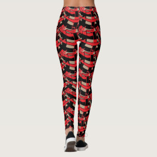 Abstrakte Yoga Lady Leggings