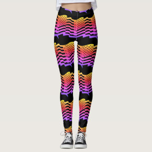 Abstrakte Yoga Lady Leggings