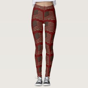 Abstrakte Yoga Lady Leggings