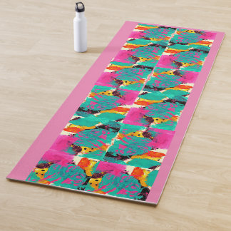 Abstrakte Yoga Mat Yogamatte