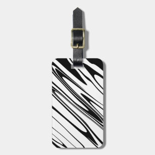 Abstrakte Zebra Print Gepäckanhänger