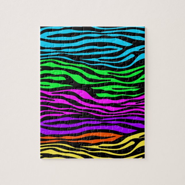 abstrakte Zebrastreifen Puzzle (Vertikal)