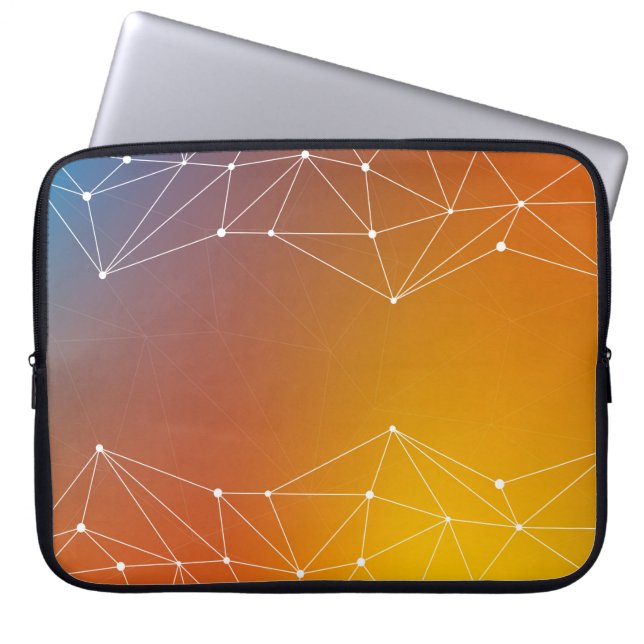 Abstrakte Zeile Laptopschutzhülle (Vorderseite)