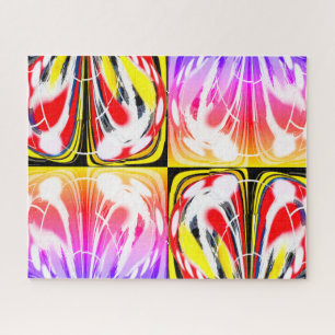 Abstrakte Zeit- und Raumreise-Kunst Puzzle