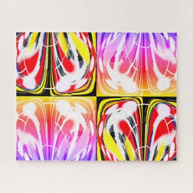 Abstrakte Zeit- und Raumreise-Kunst Puzzle (Horizontal)