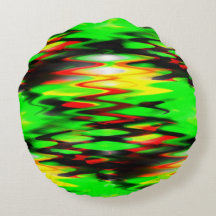 Abstrakte Zickzack-Zag-Kombination aus Grün und Ro