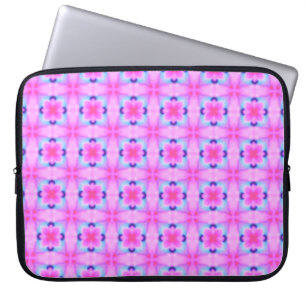 Abstrakte Ziergeometrie-Kaleidoskopstruktur Laptopschutzhülle