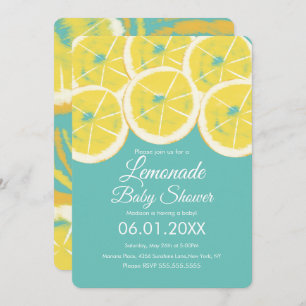 Abstrakte Zitronenfrüchte Zitronenfrüchte Zitronen Einladung