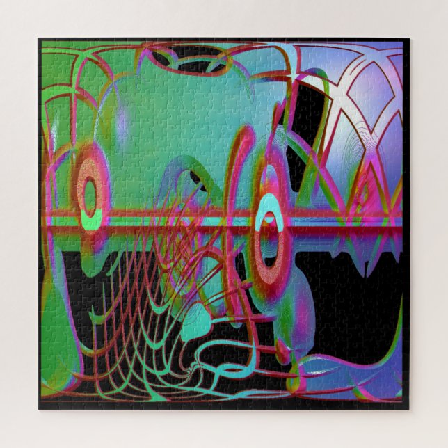 Abstrakte Zusammengehörigkeit Jigsaw Puzzle (Vertikal)