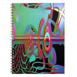 Abstrakte Zusammengehörigkeit SpiralNotebook Notizblock