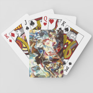 Abstrakte Zusammensetzung Kandinsky VI Spielkarten