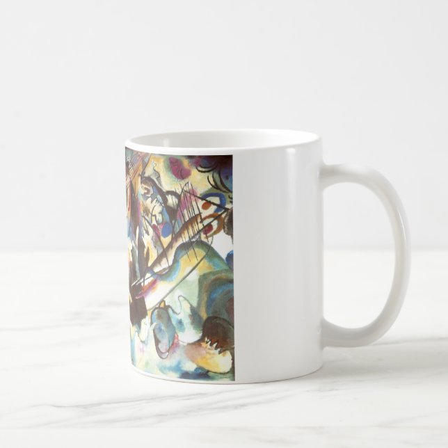 Abstrakte Zusammensetzung Kandinsky VI Tasse (Rechts)
