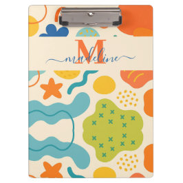 Abstrakte Zwischenablage für personalisierte Farbe Klemmbrett