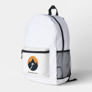 Abstrakter Abenteuergipfel Bedruckter Rucksack
