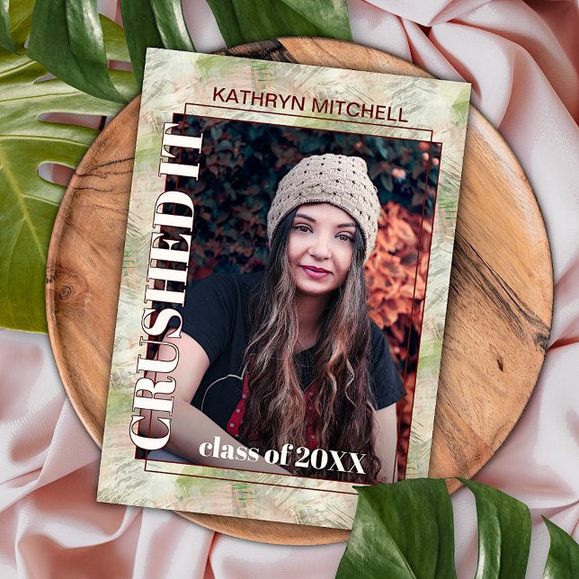 Abstrakter Abschluss in Rosa grün Ankündigung (Von Creator hochgeladen)