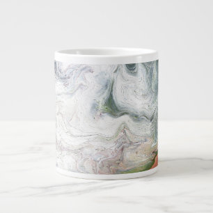 Abstrakter Adler Fluffig Weißer Becher Jumbo-Tasse