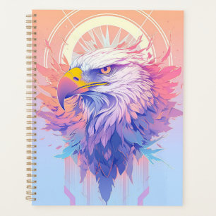 Abstrakter Adler mit hellen Farben Planer