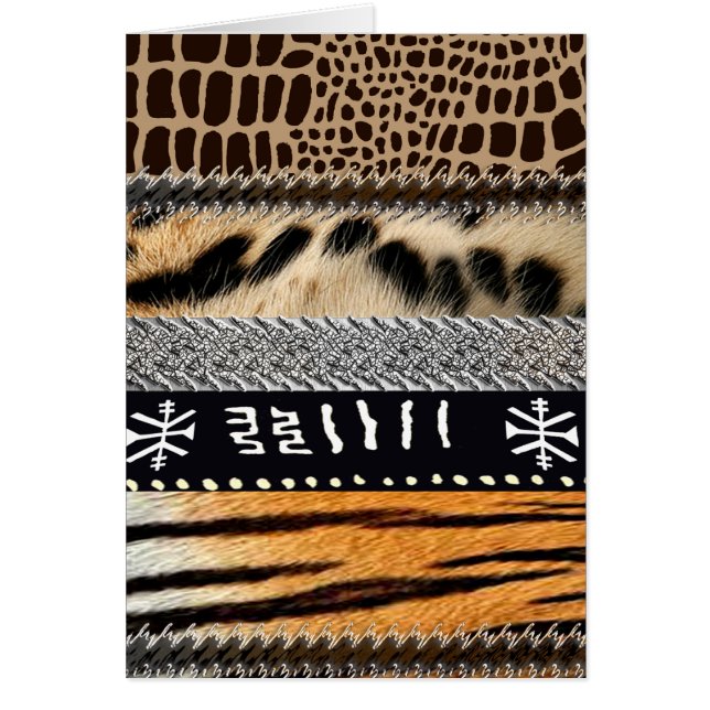 Abstrakter afrikanischer Stammesentwurf 2 (Vorne)