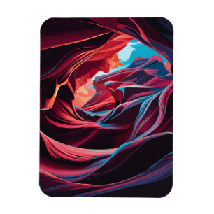 Abstrakter Antelope Canyon Arizona Magnet