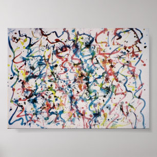 abstrakter Antrieb Poster