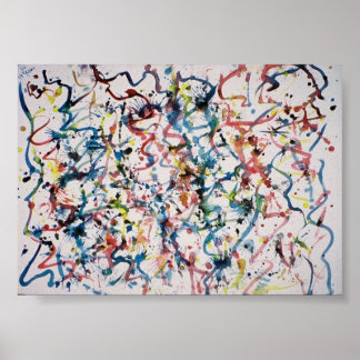 abstrakter Antrieb Poster