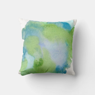 Abstrakter Aquarell-Wash-Paint-Wurf-Kissen Kissen