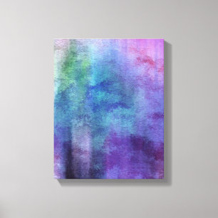 abstrakter Aquarellhintergrund auf Papier 2 Leinwanddruck