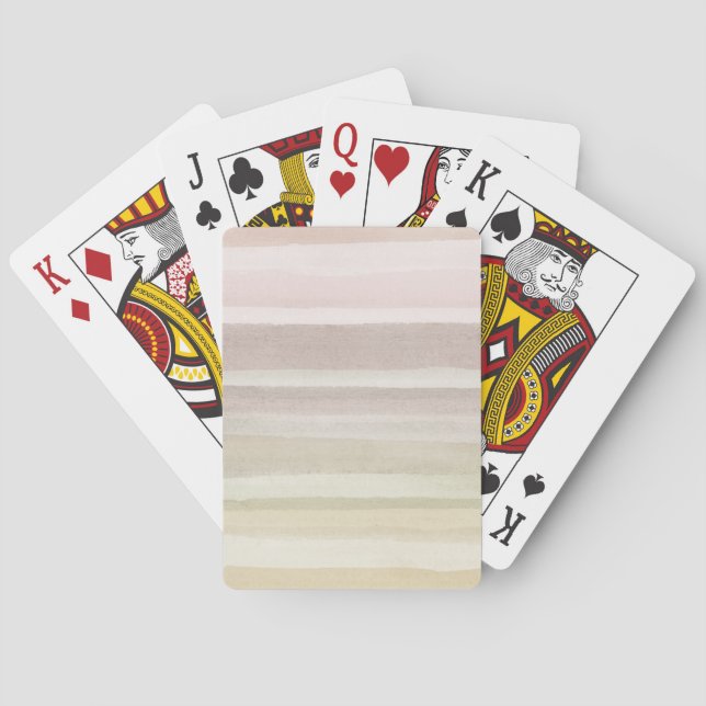 Abstrakter Aquarellhintergrund Spielkarten (Rückseite)