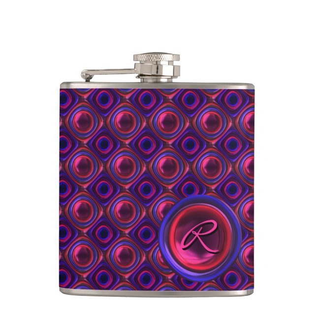 Abstrakter Art. 101 Wrapped Flask Flachmann (Vorderseite)