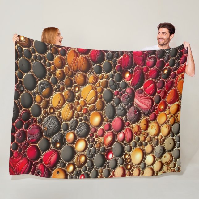 Abstrakter Artikel 17 - Fleecedecke (Beispiel)