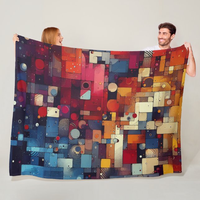 Abstrakter Artikel 6 - Fleecedecke (Beispiel)