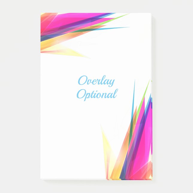 Abstrakter Artikel 7 Post-it Klebezettel (Vorderseite)