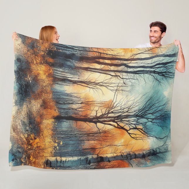 Abstrakter Artikel 8 - Fleecedecke (Beispiel)