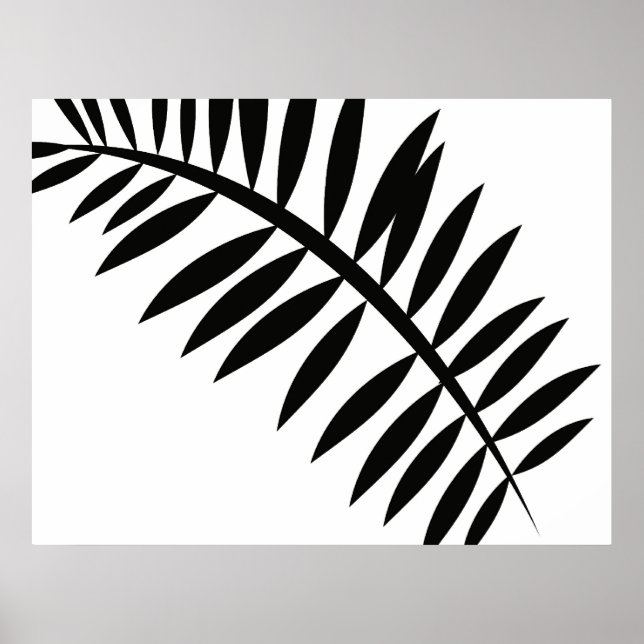 Abstrakter asiatischer Vorsprung 2 Poster (Vorne)