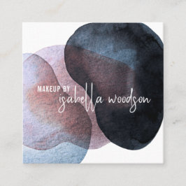 Abstrakter ätherischer Makeup-Künstler Quadratische Visitenkarte
