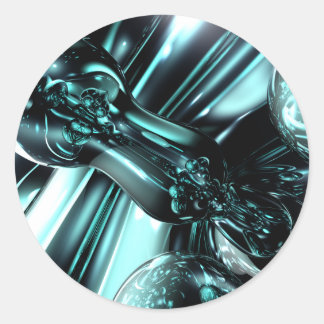 Abstrakter Aufkleber abstempeln