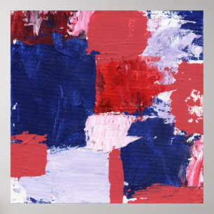 Abstrakter Ausdruck #1 von Michael Moffa Poster