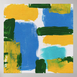 Abstrakter Ausdruck #3 durch Michael Moffa Poster