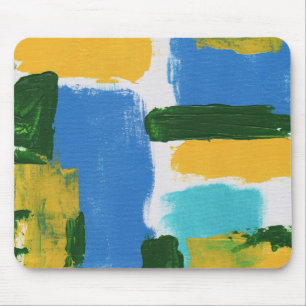 Abstrakter Ausdruck #3 von Michael Moffa Mousepad